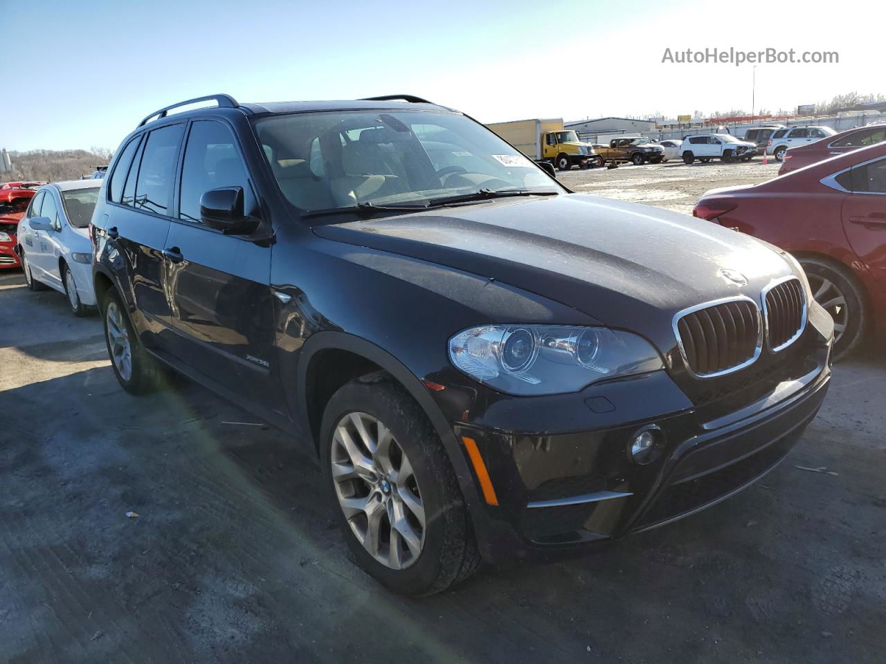 2012 Bmw X5 Xdrive35i Black vin: 5UXZV4C50CL746750