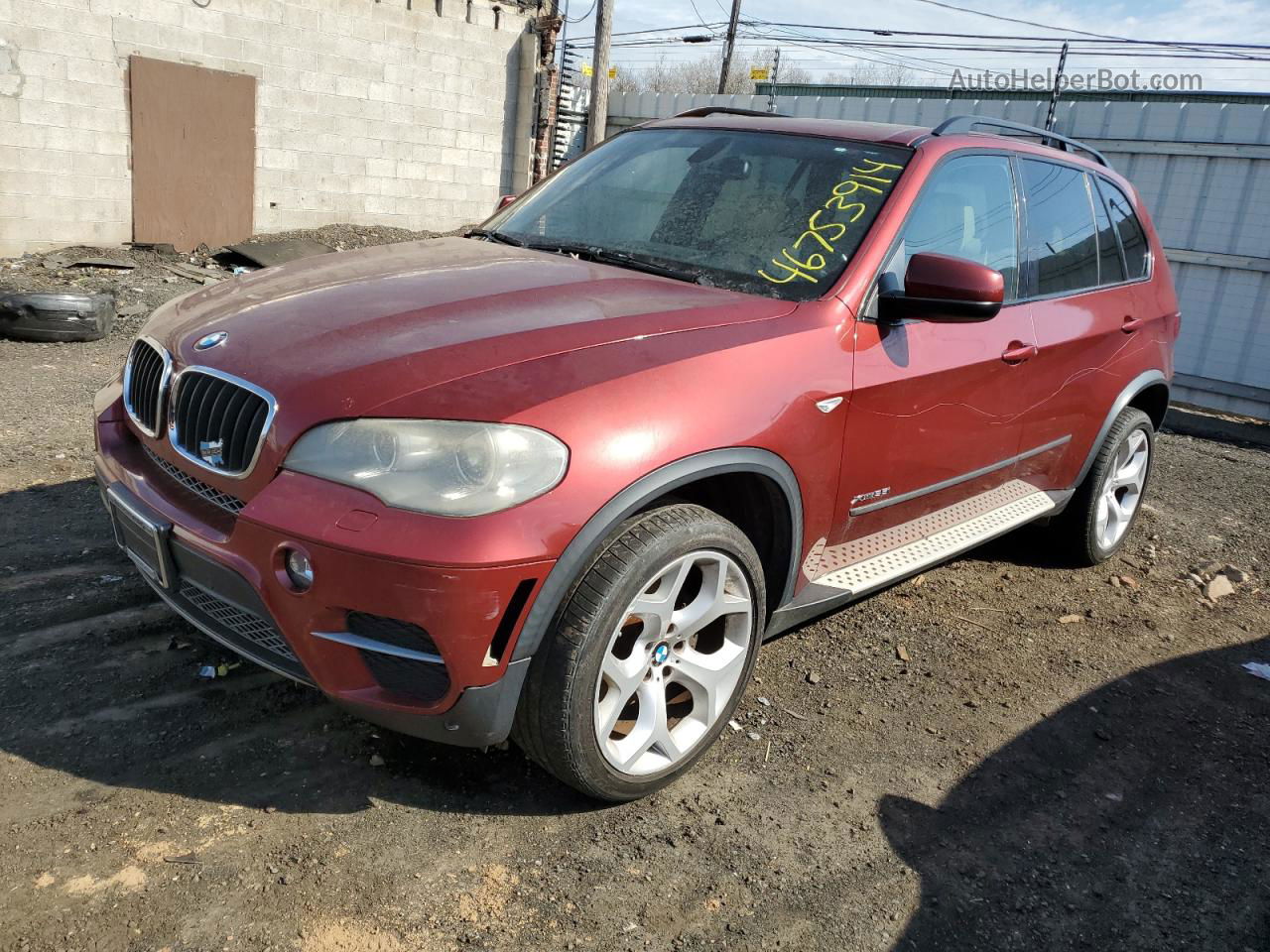 2012 Bmw X5 Xdrive35i Красный vin: 5UXZV4C50CL748773