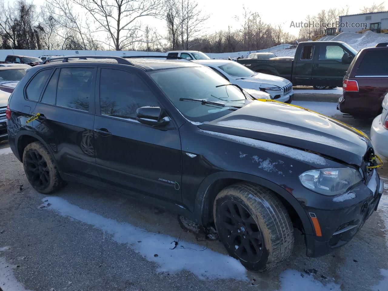 2012 Bmw X5 Xdrive35i Black vin: 5UXZV4C50CL755593