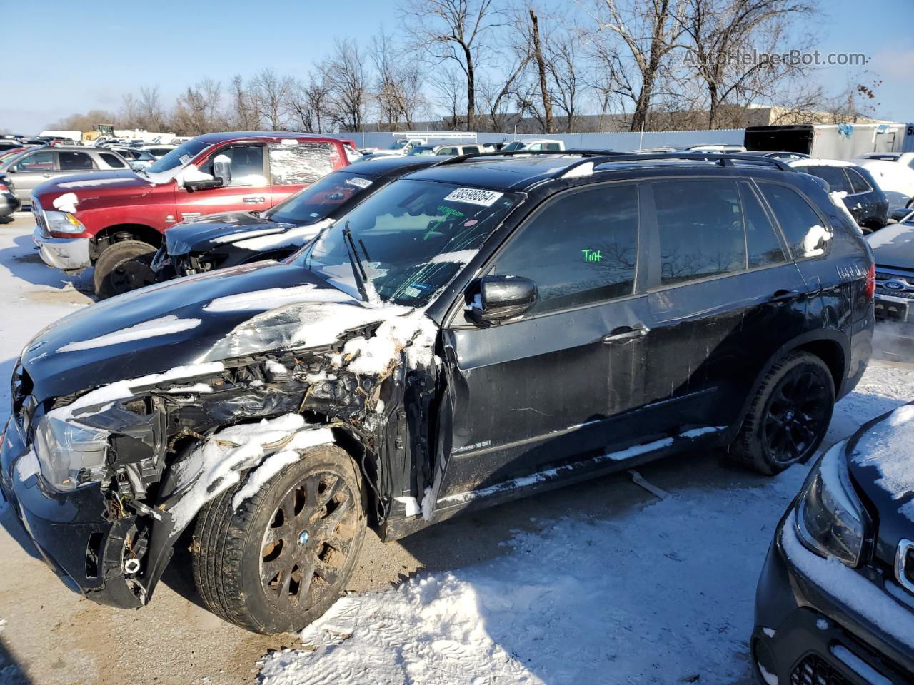 2012 Bmw X5 Xdrive35i Черный vin: 5UXZV4C50CL755593