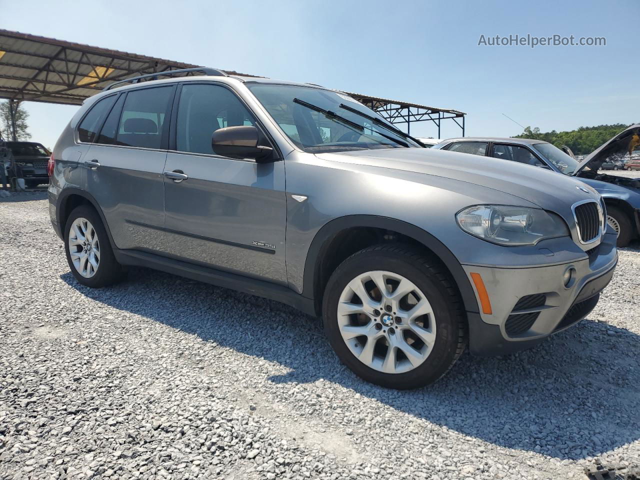 2012 Bmw X5 Xdrive35i Silver vin: 5UXZV4C50CL762625