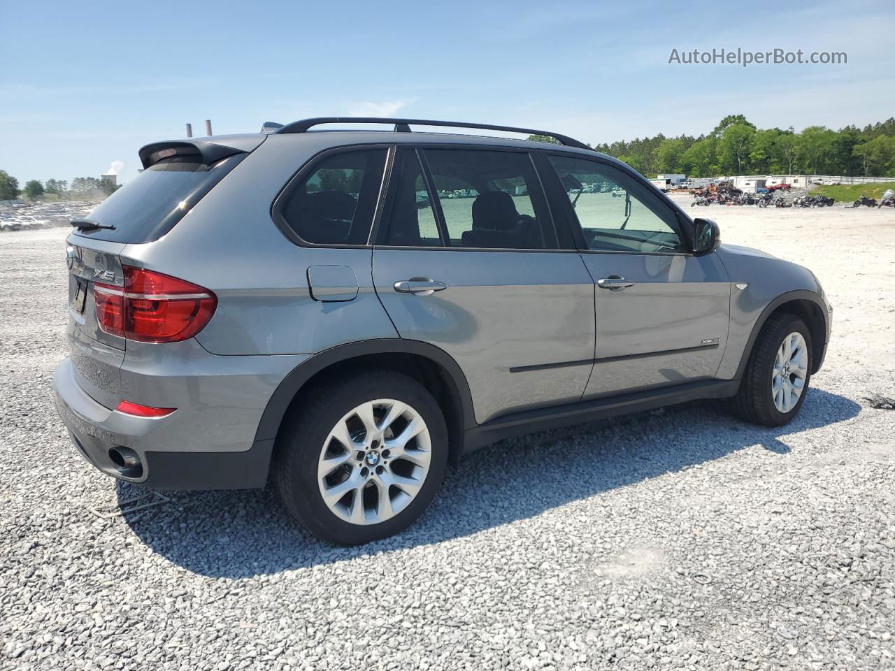 2012 Bmw X5 Xdrive35i Silver vin: 5UXZV4C50CL762625