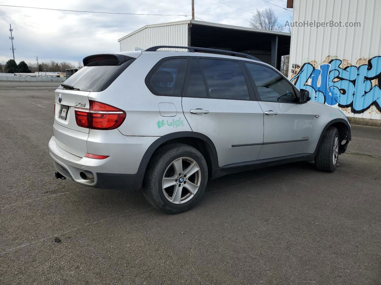 2012 Bmw X5 Xdrive35i Silver vin: 5UXZV4C50CL988289