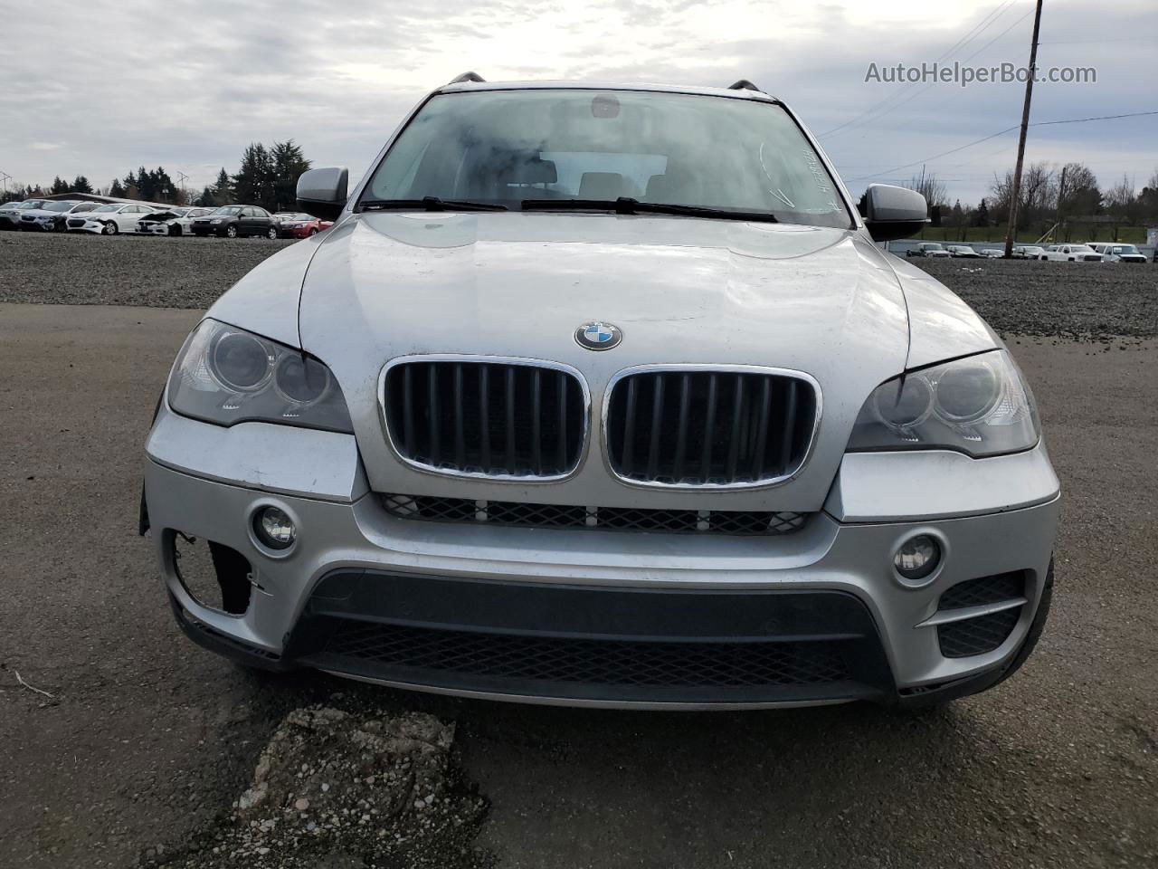 2012 Bmw X5 Xdrive35i Silver vin: 5UXZV4C50CL988289