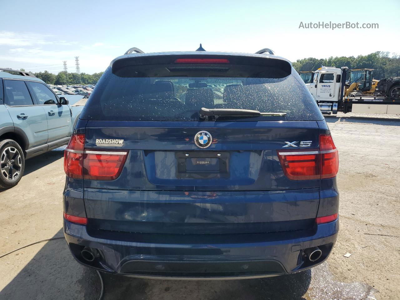 2012 Bmw X5 Xdrive35i Blue vin: 5UXZV4C50CL989166