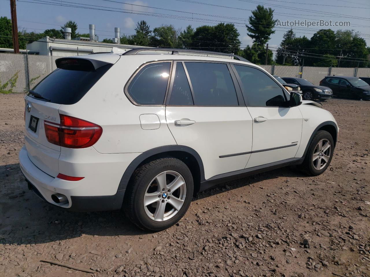 2012 Bmw X5 Xdrive35i White vin: 5UXZV4C50CL991676