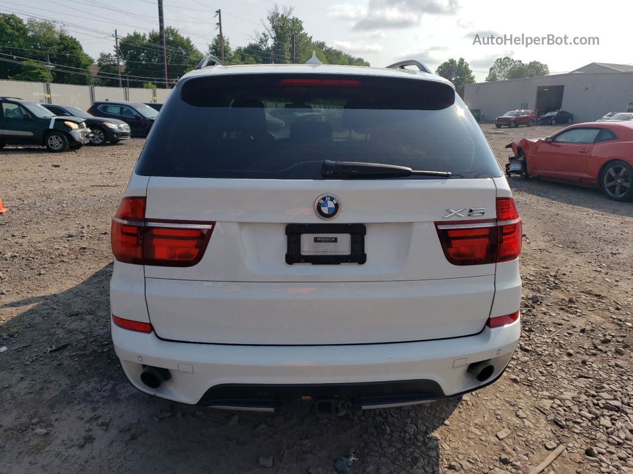 2012 Bmw X5 Xdrive35i White vin: 5UXZV4C50CL991676