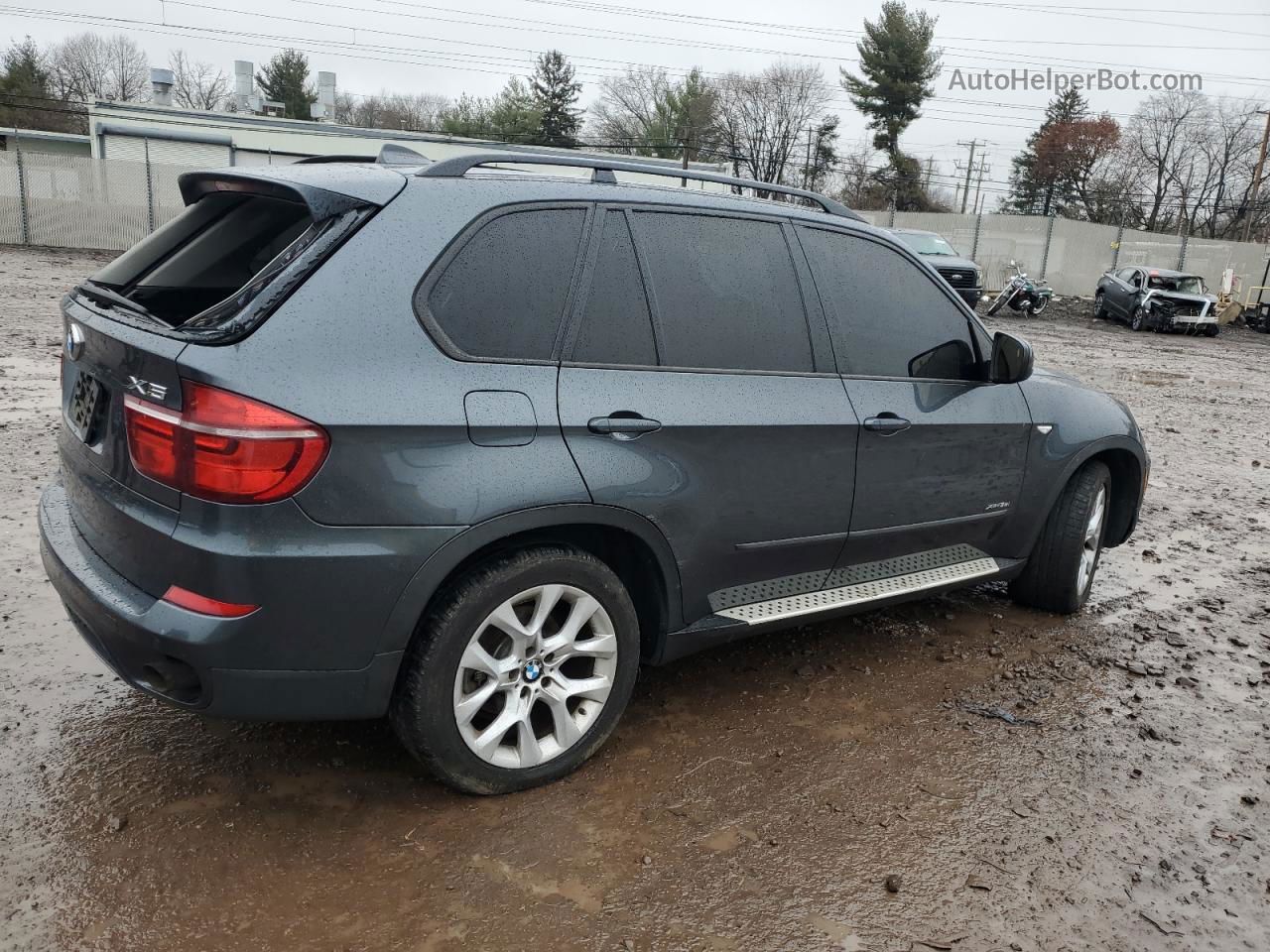 2011 Bmw X5 Xdrive35i Blue vin: 5UXZV4C51BL403167