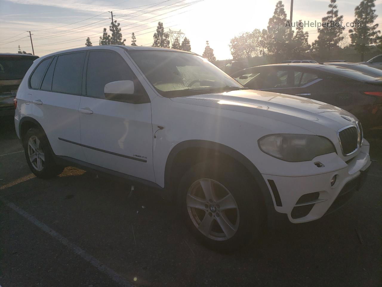 2011 Bmw X5 Xdrive35i White vin: 5UXZV4C51BL406280