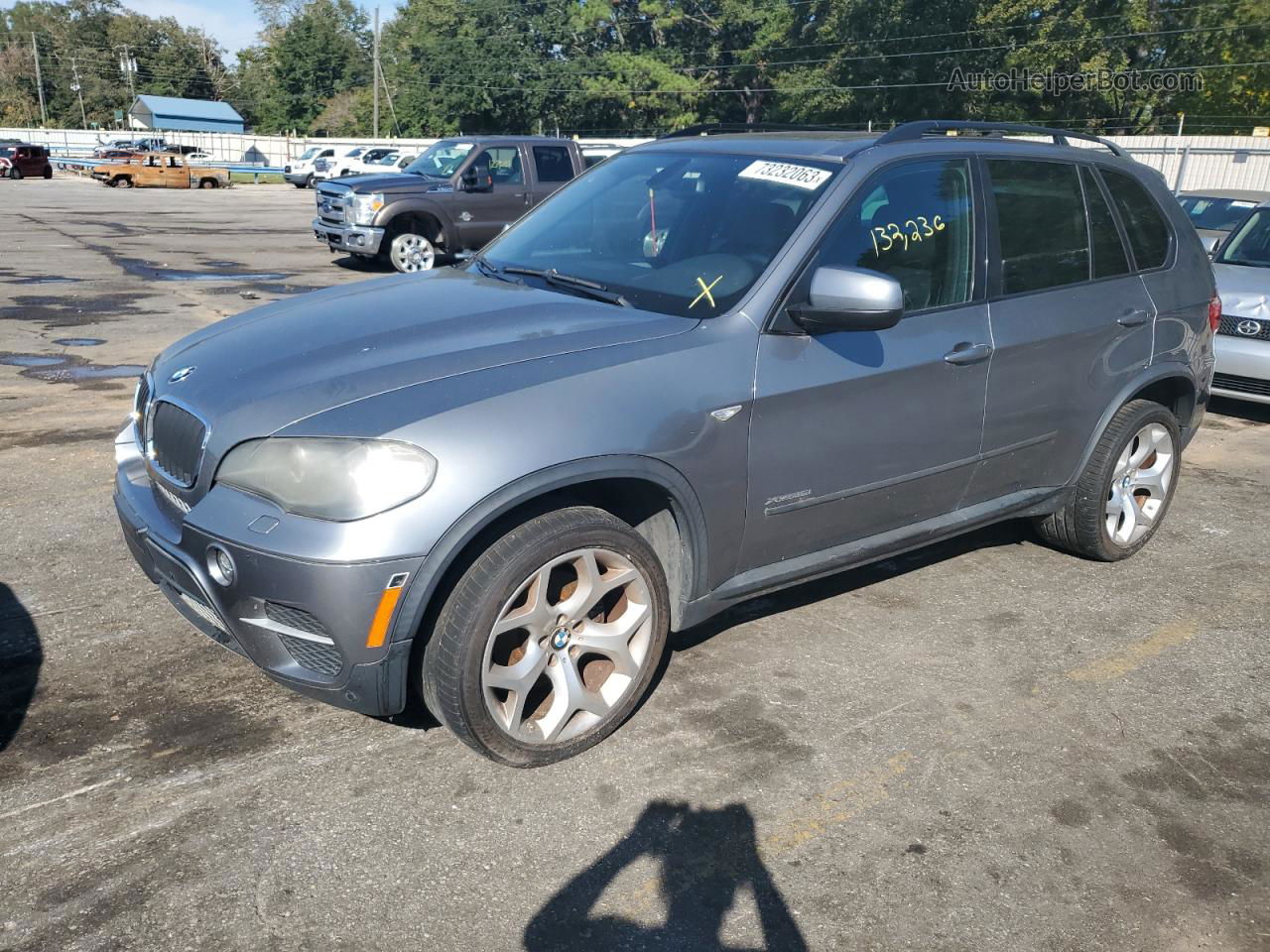 2011 Bmw X5 Xdrive35i Gray vin: 5UXZV4C51BL739093