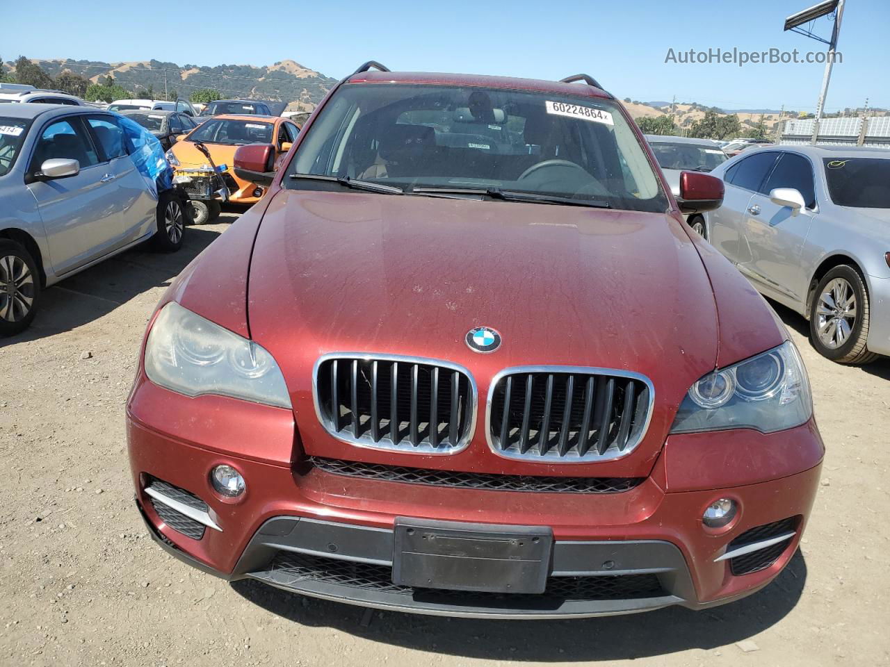 2011 Bmw X5 Xdrive35i Burgundy vin: 5UXZV4C51BL742124