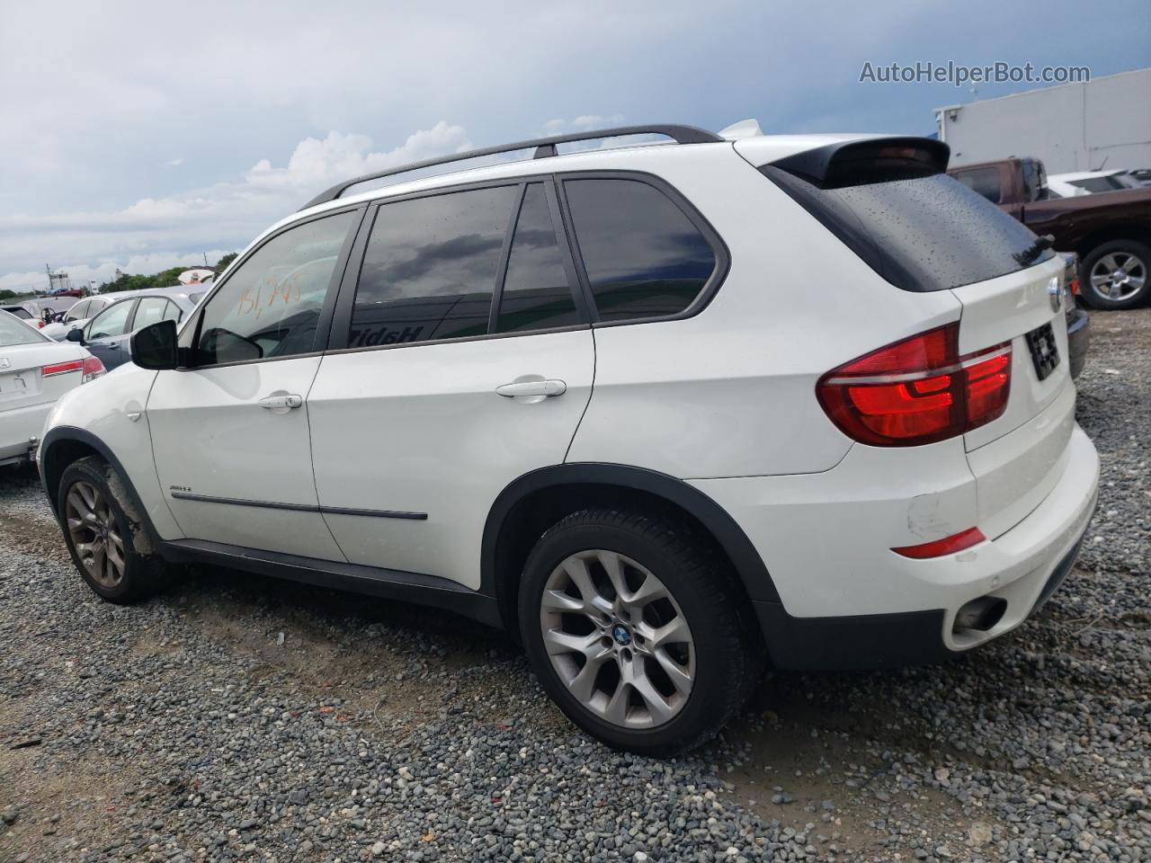 2012 Bmw X5 Xdrive35i White vin: 5UXZV4C51CL755618