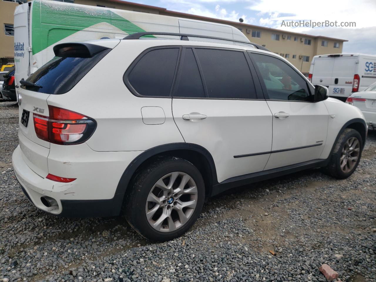 2012 Bmw X5 Xdrive35i White vin: 5UXZV4C51CL755618