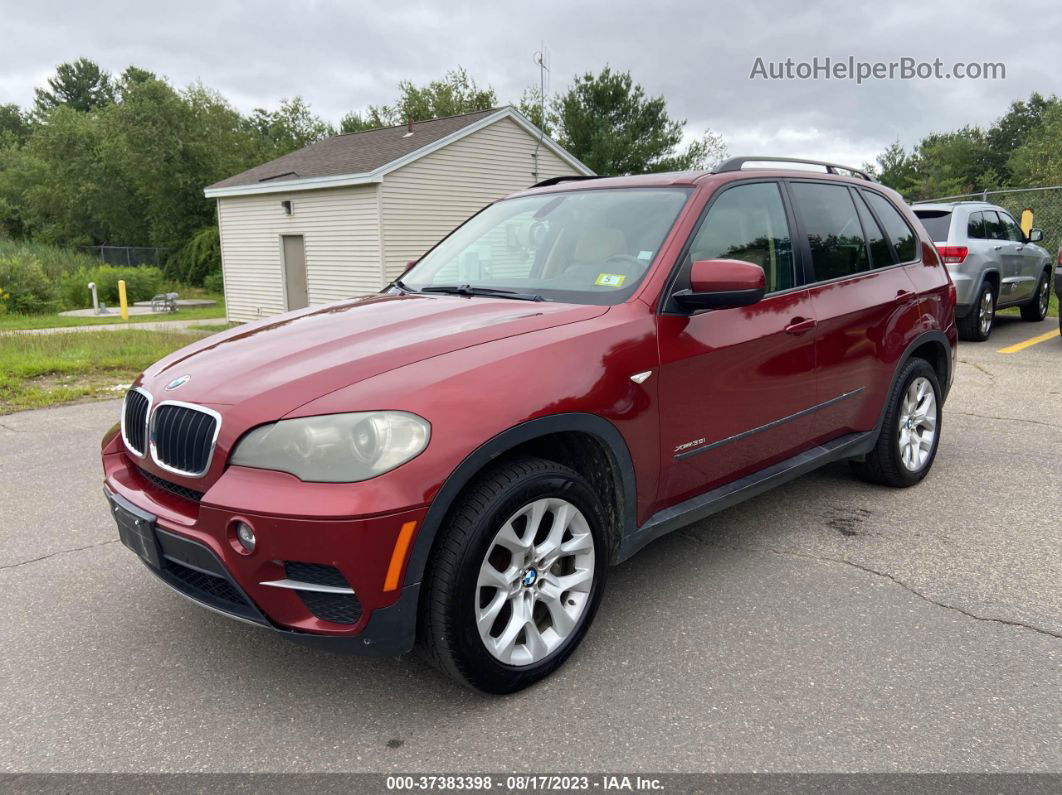 2011 Bmw X5 35i Red vin: 5UXZV4C52BL402710