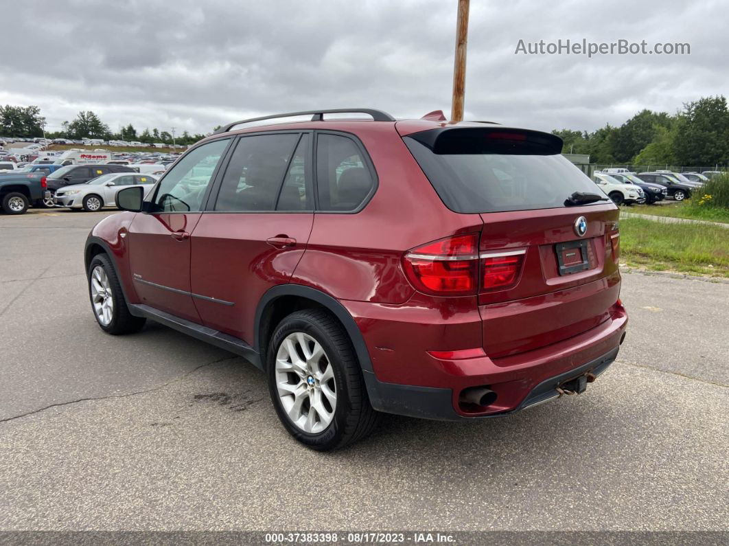 2011 Bmw X5 35i Red vin: 5UXZV4C52BL402710