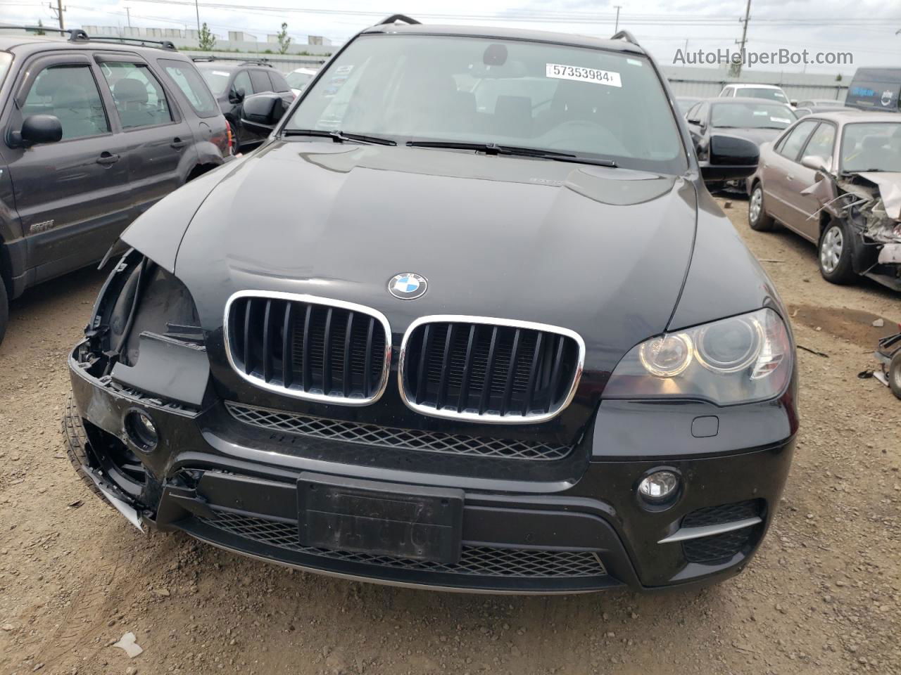 2011 Bmw X5 Xdrive35i Black vin: 5UXZV4C52BL412721