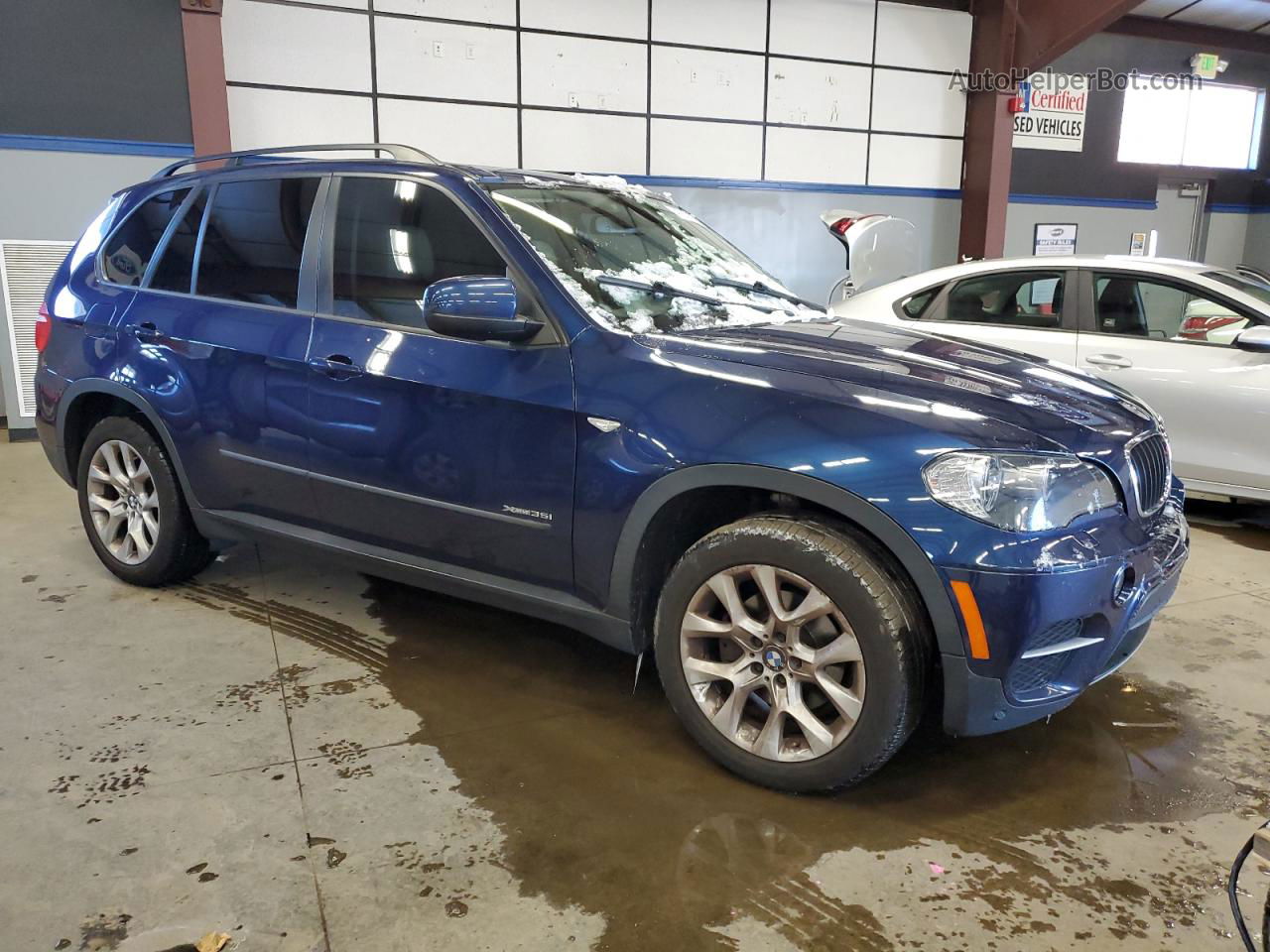 2011 Bmw X5 Xdrive35i Blue vin: 5UXZV4C52BL415859