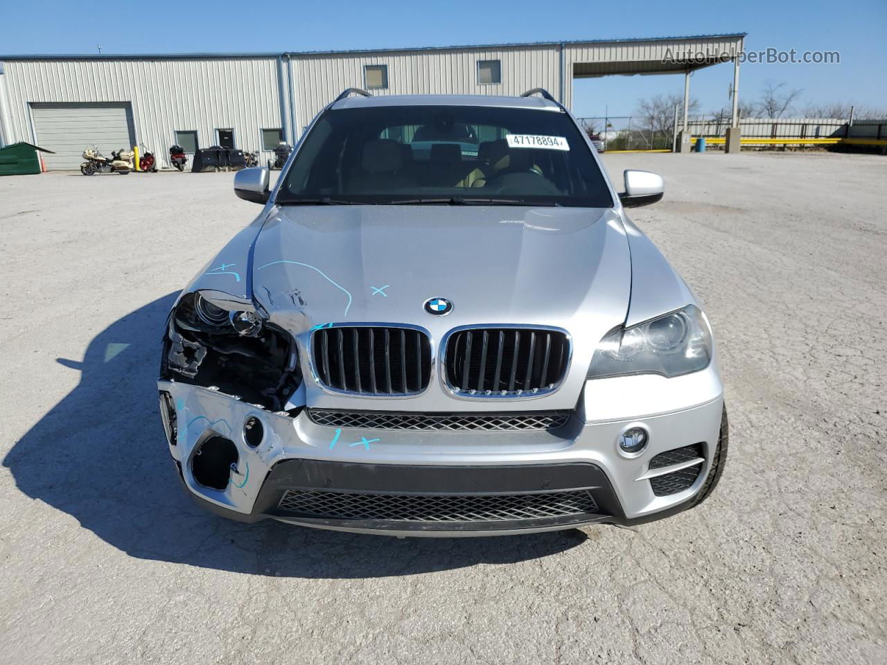 2011 Bmw X5 Xdrive35i Silver vin: 5UXZV4C52BL742245