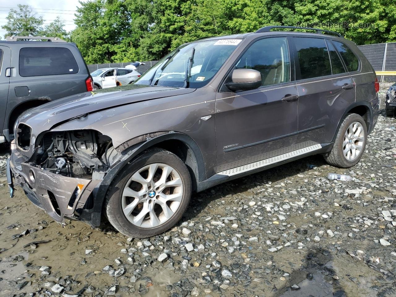 2012 Bmw X5 Xdrive35i Brown vin: 5UXZV4C52CL747494