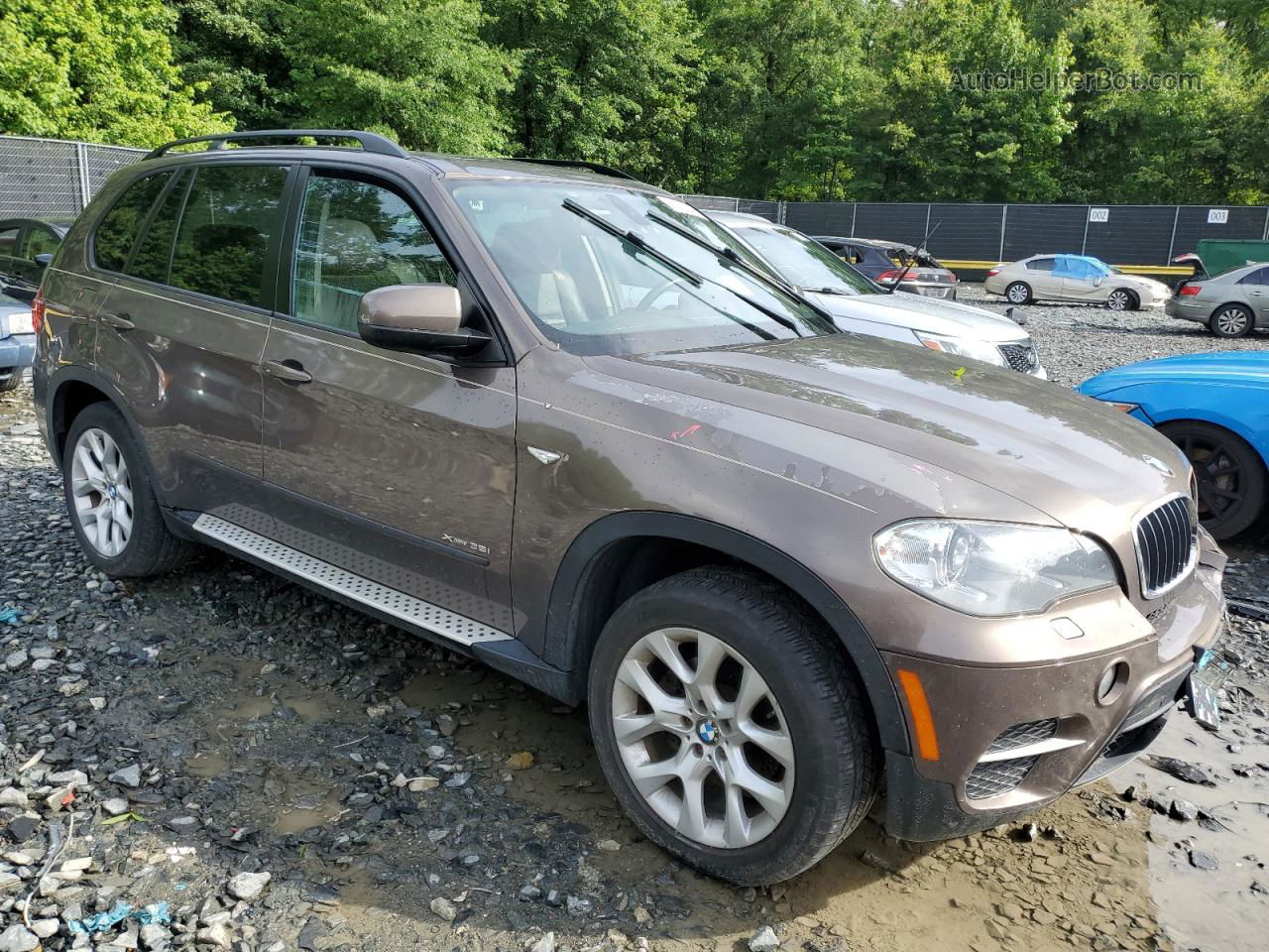 2012 Bmw X5 Xdrive35i Brown vin: 5UXZV4C52CL747494