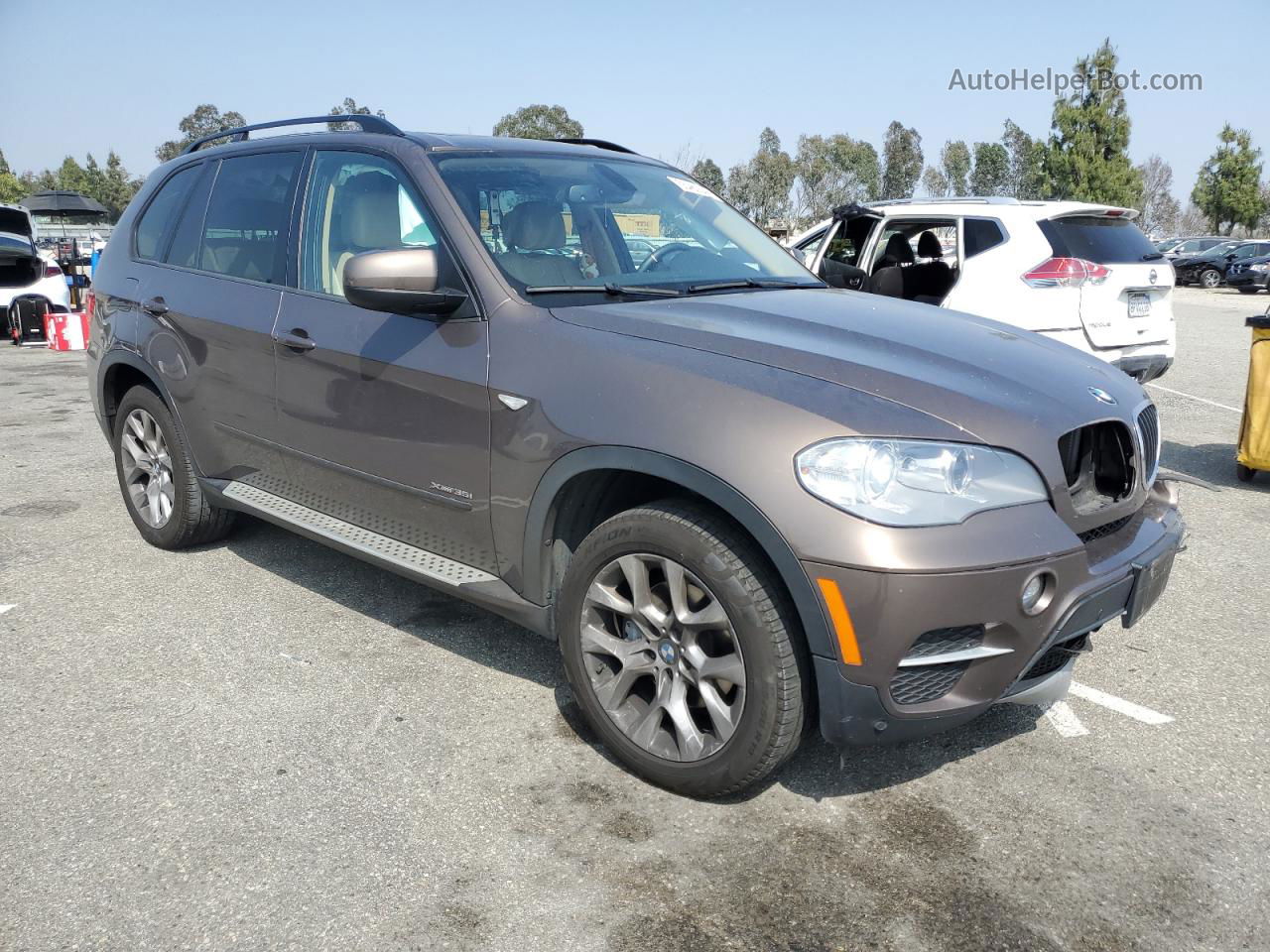 2012 Bmw X5 Xdrive35i Коричневый vin: 5UXZV4C52CL748032