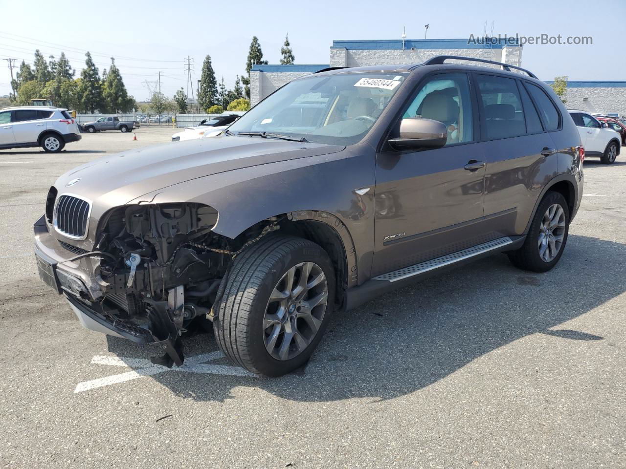 2012 Bmw X5 Xdrive35i Brown vin: 5UXZV4C52CL748032