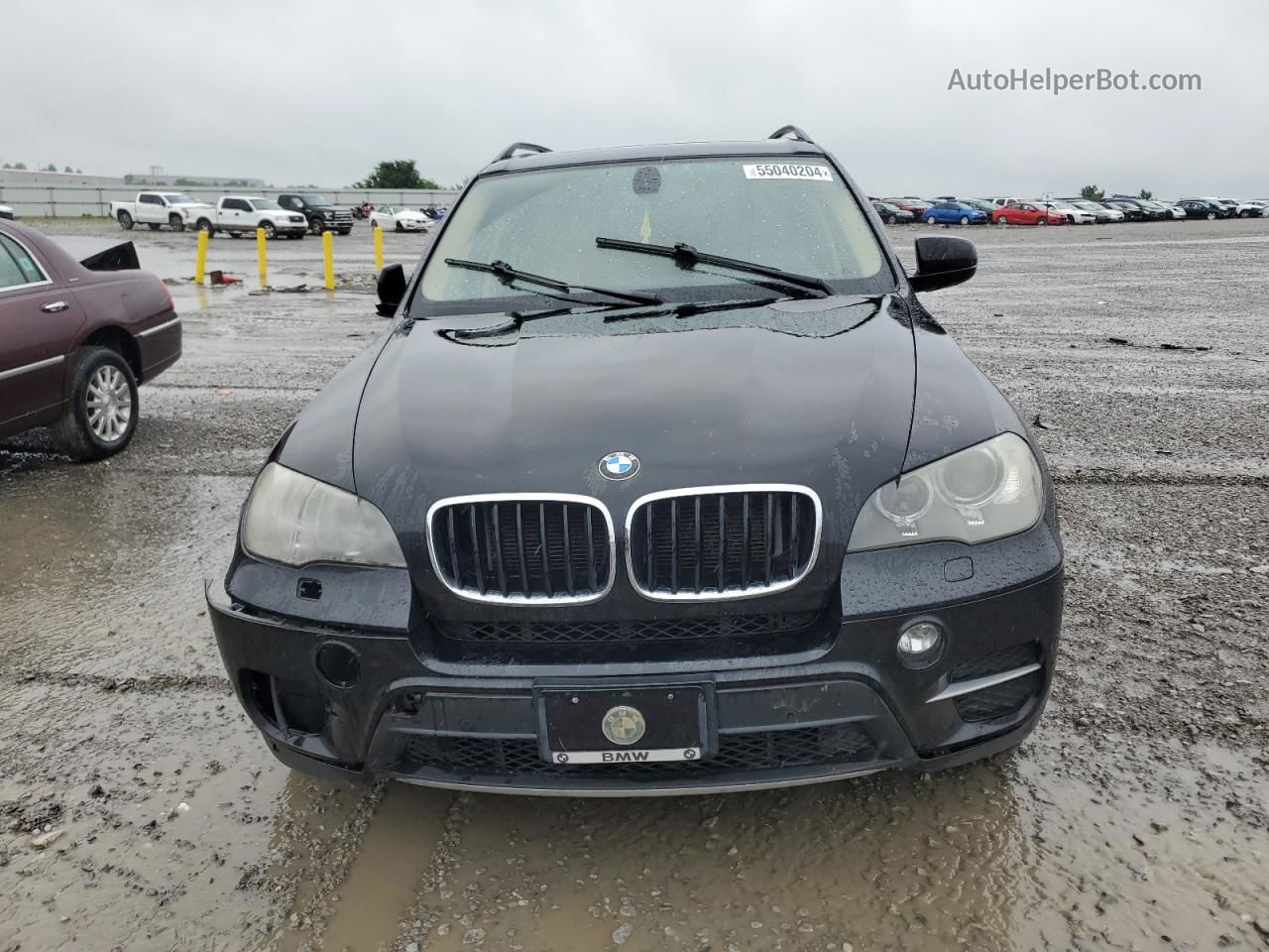 2012 Bmw X5 Xdrive35i Black vin: 5UXZV4C52CL751741