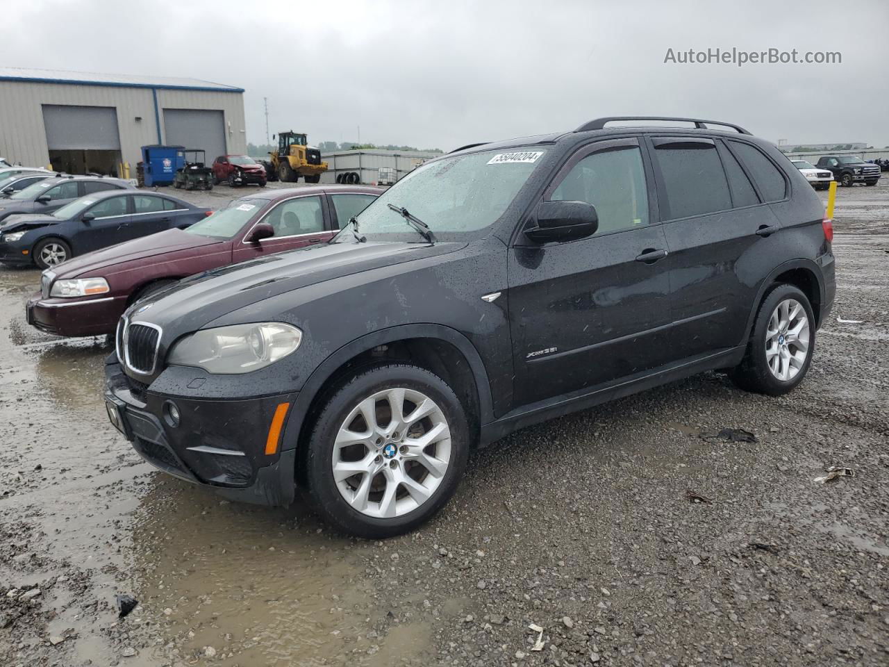 2012 Bmw X5 Xdrive35i Black vin: 5UXZV4C52CL751741