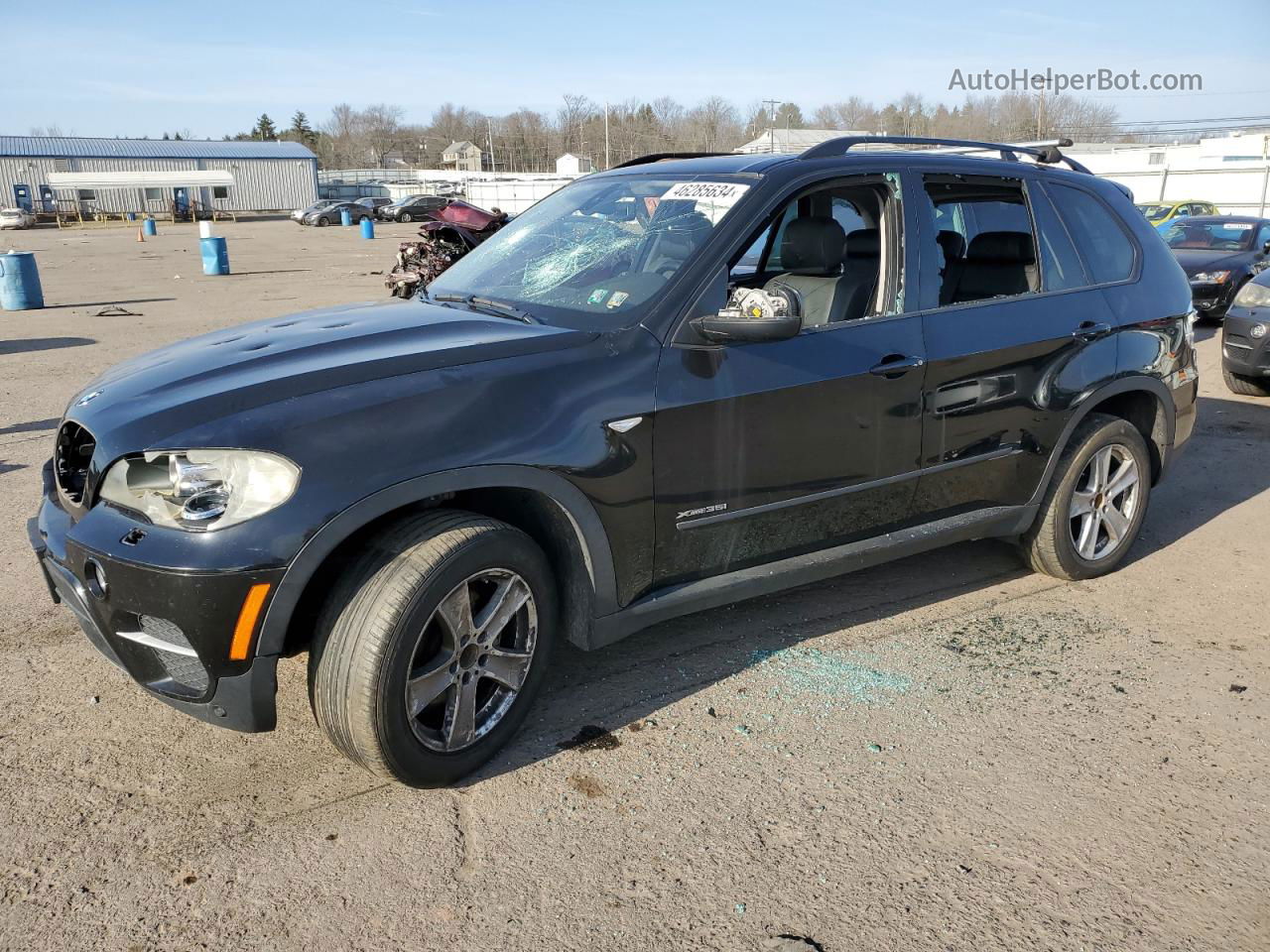 2012 Bmw X5 Xdrive35i Black vin: 5UXZV4C52CL758107