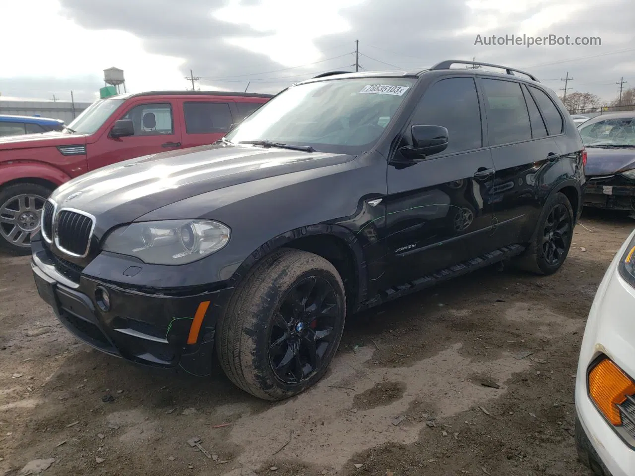 2012 Bmw X5 Xdrive35i Черный vin: 5UXZV4C52CL760908