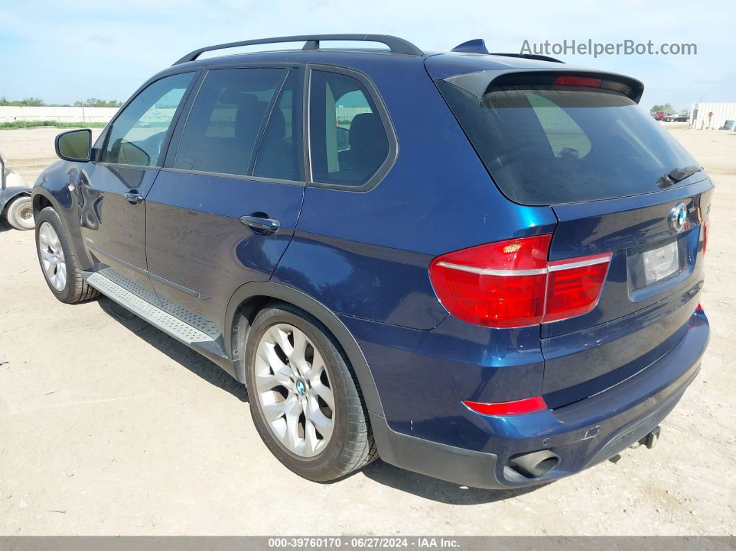 2012 Bmw X5 Xdrive35i/xdrive35i Premium/xdrive35i Sport Activity Blue vin: 5UXZV4C52CL763369