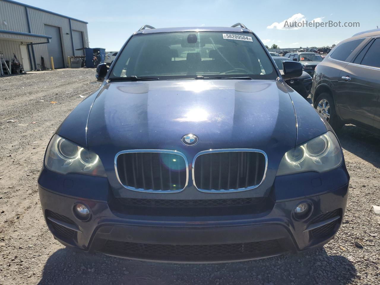 2012 Bmw X5 Xdrive35i Blue vin: 5UXZV4C52CL765588