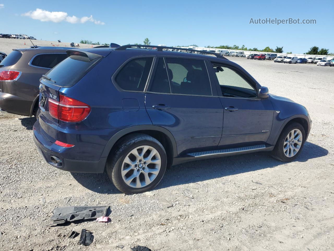 2012 Bmw X5 Xdrive35i Blue vin: 5UXZV4C52CL765588