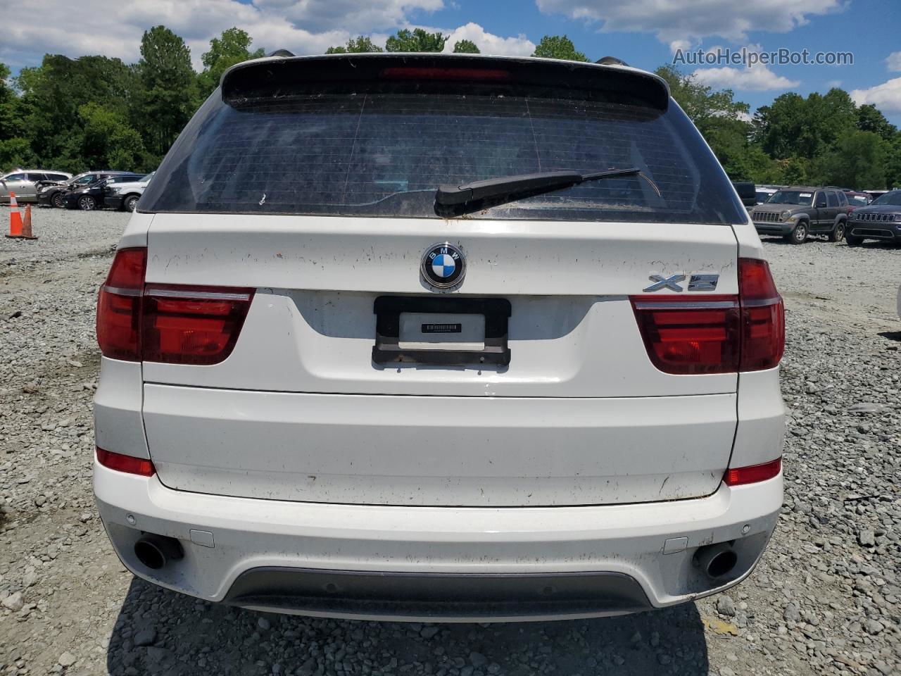 2012 Bmw X5 Xdrive35i White vin: 5UXZV4C52CL889859