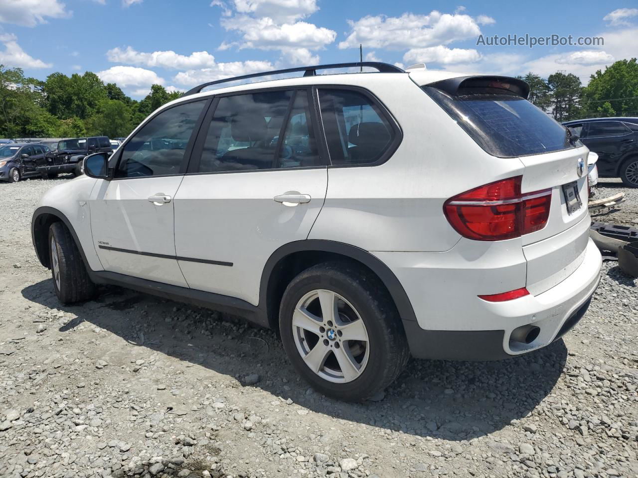 2012 Bmw X5 Xdrive35i White vin: 5UXZV4C52CL889859