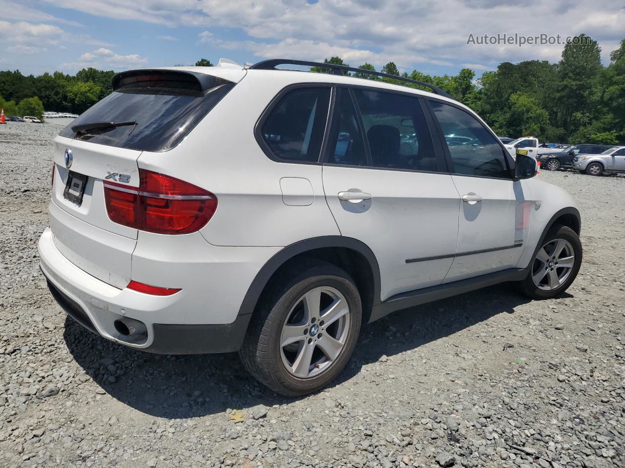 2012 Bmw X5 Xdrive35i White vin: 5UXZV4C52CL889859