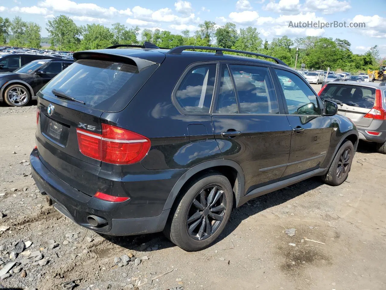 2012 Bmw X5 Xdrive35i Black vin: 5UXZV4C52CL985829