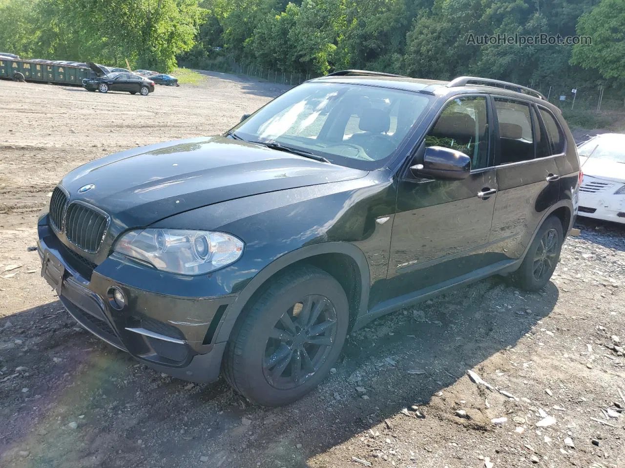 2012 Bmw X5 Xdrive35i Black vin: 5UXZV4C52CL985829