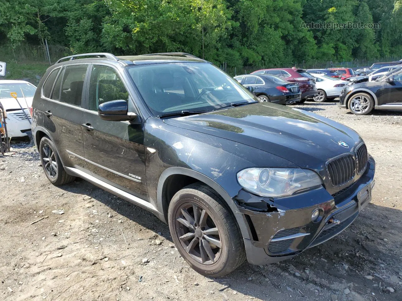 2012 Bmw X5 Xdrive35i Black vin: 5UXZV4C52CL985829