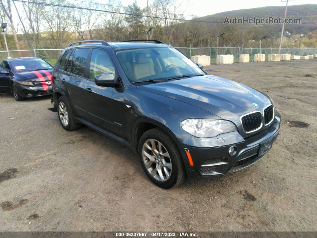 2012 Bmw X5 35i Gray vin: 5UXZV4C52CL989556