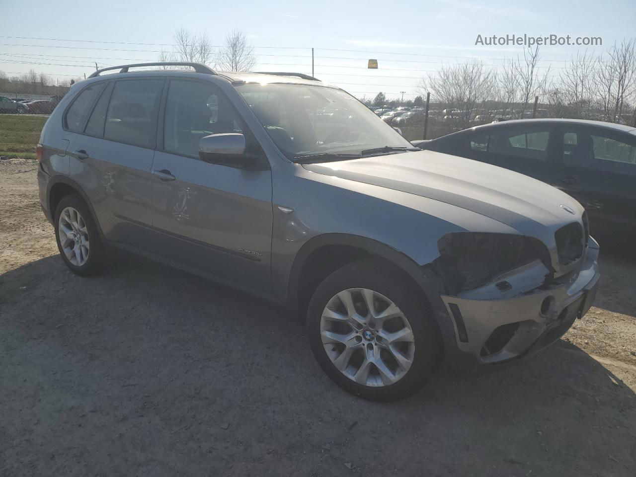 2012 Bmw X5 Xdrive35i Silver vin: 5UXZV4C52CL990769