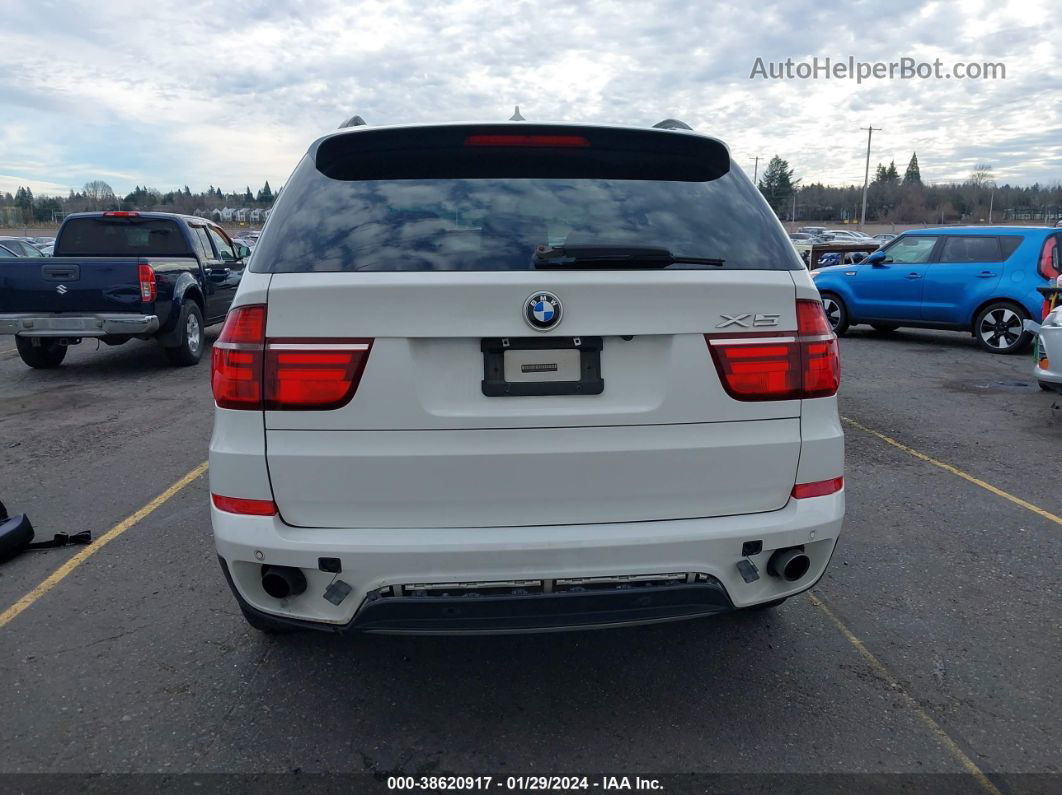 2011 Bmw X5 Xdrive35i/xdrive35i Premium/xdrive35i Sport Activity White vin: 5UXZV4C53BL404109