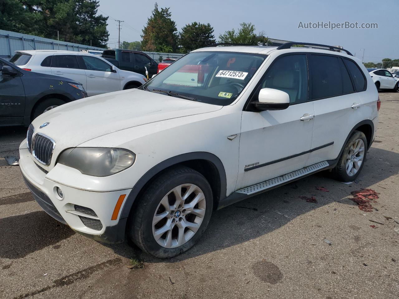 2011 Bmw X5 Xdrive35i White vin: 5UXZV4C53BL404692