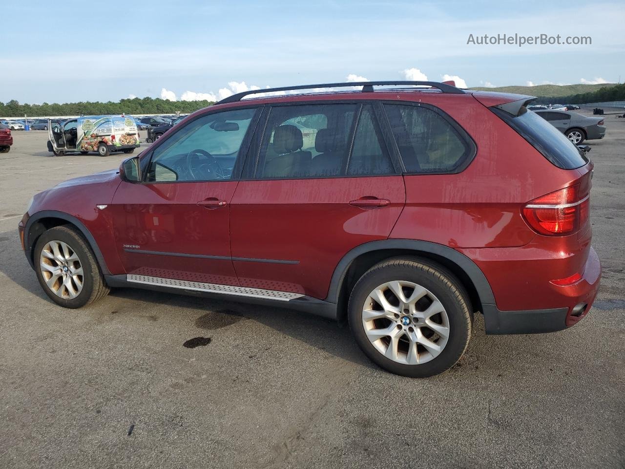 2011 Bmw X5 Xdrive35i Бордовый vin: 5UXZV4C53BL411724