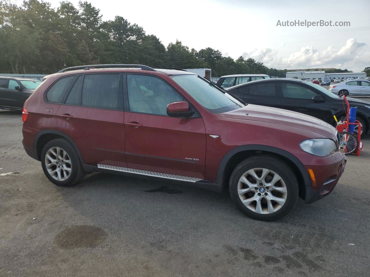 2011 Bmw X5 Xdrive35i Burgundy vin: 5UXZV4C53BL411724