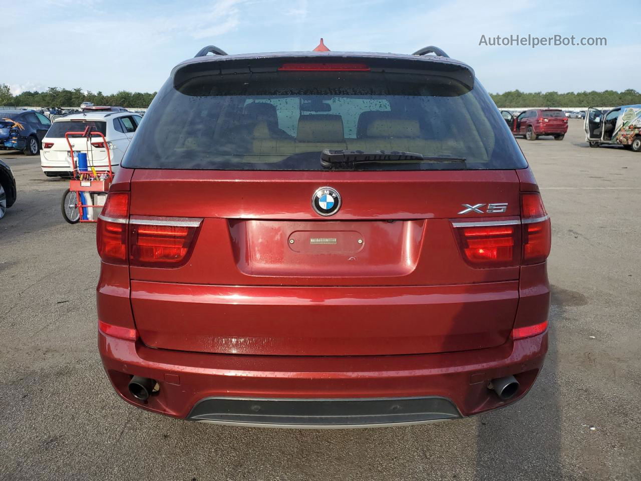 2011 Bmw X5 Xdrive35i Burgundy vin: 5UXZV4C53BL411724