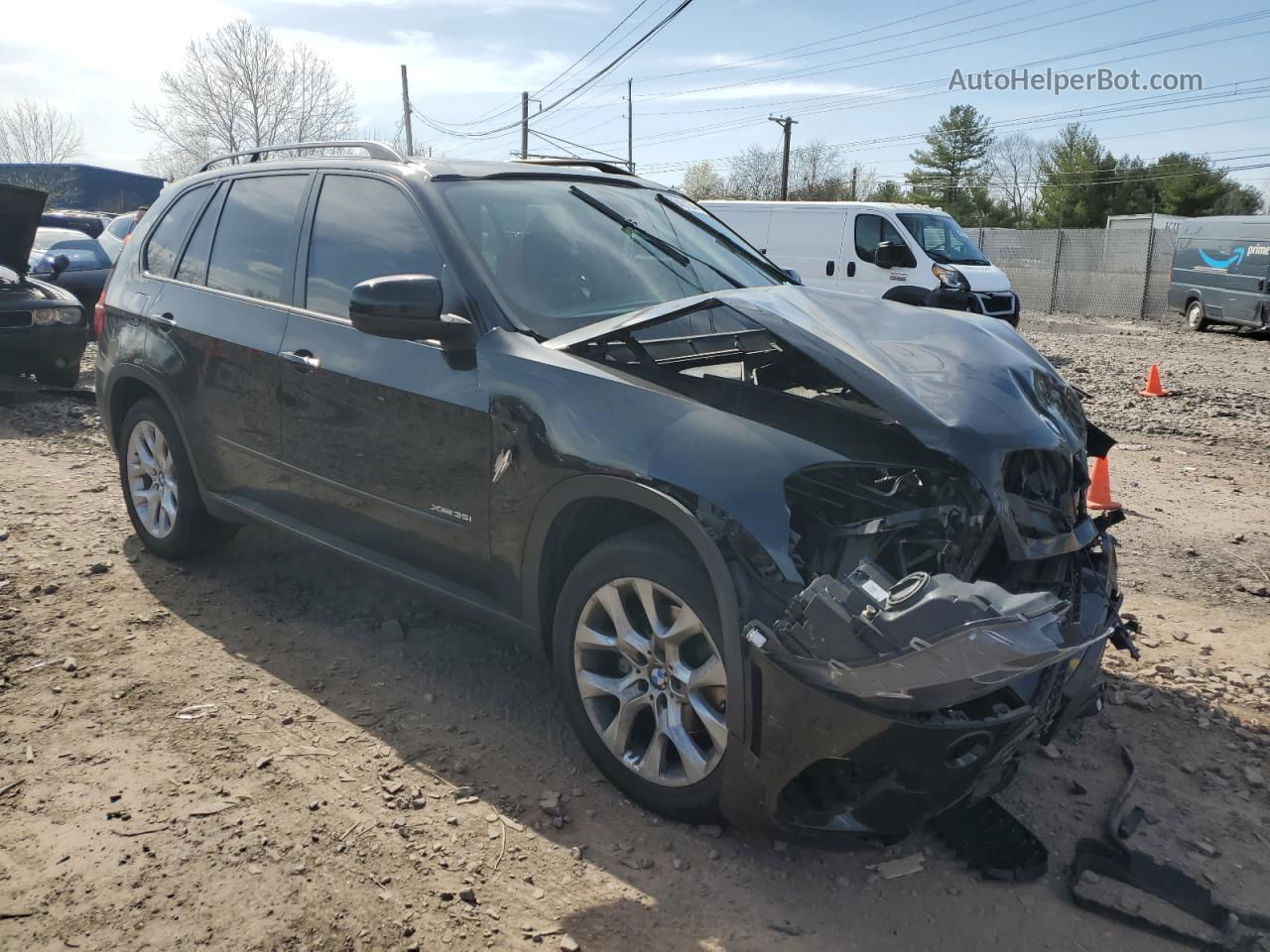 2011 Bmw X5 Xdrive35i Black vin: 5UXZV4C53BL412968