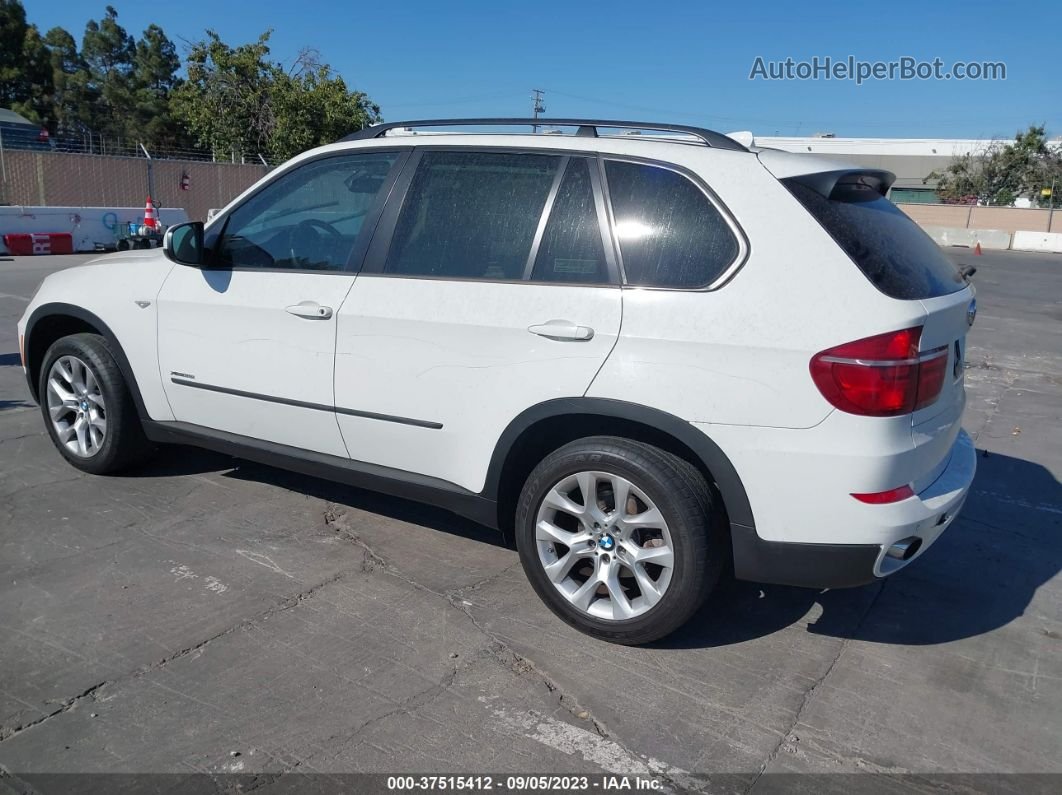 2011 Bmw X5 35i White vin: 5UXZV4C53BL738916