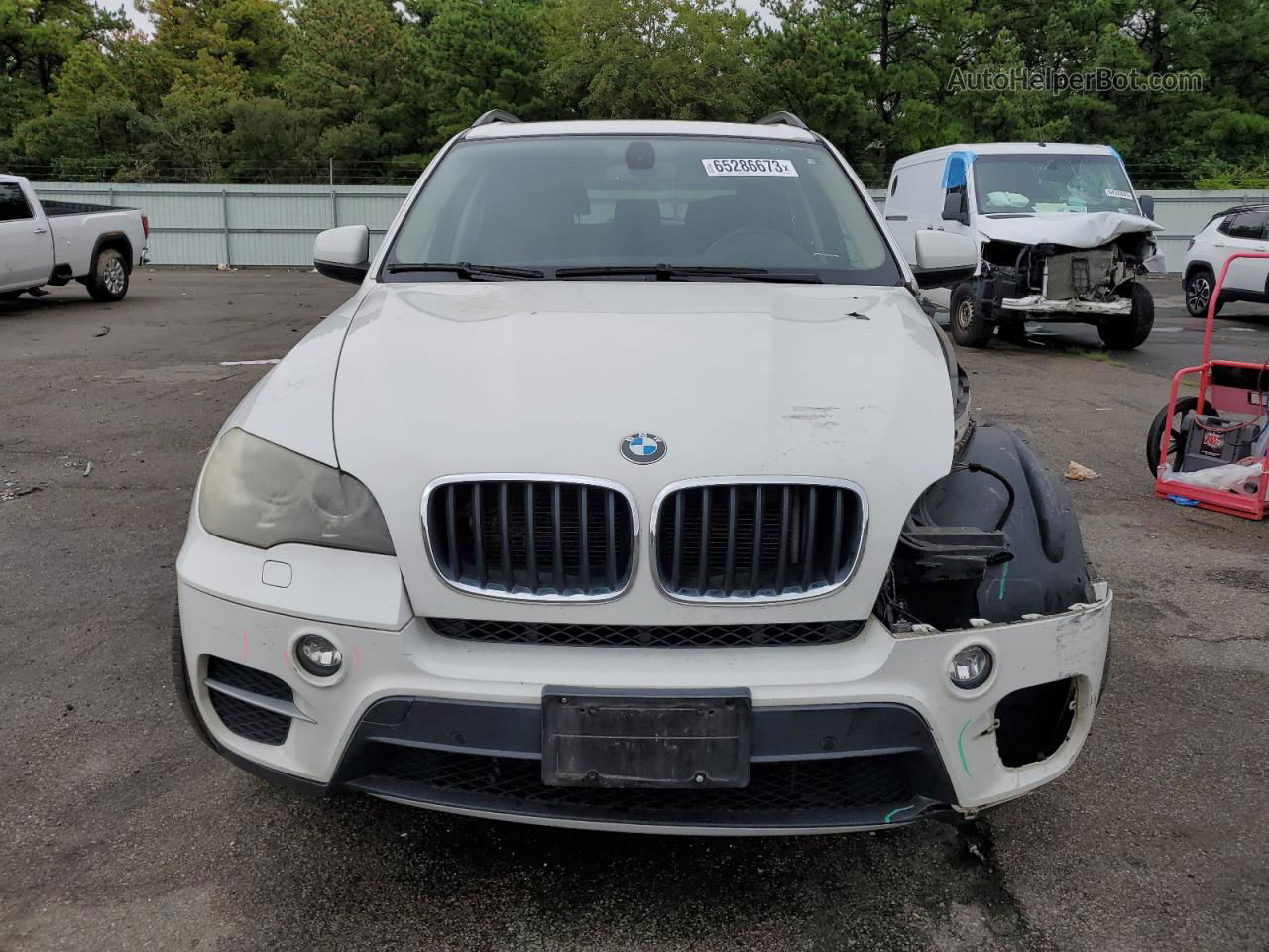 2012 Bmw X5 Xdrive35i White vin: 5UXZV4C53CL743888