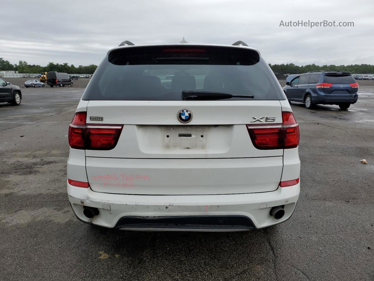 2012 Bmw X5 Xdrive35i White vin: 5UXZV4C53CL743888